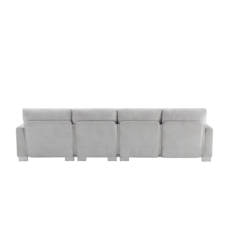 Rosita Modern L-shaped Sectional Sofa with Chaise Lounge by GDFStudio