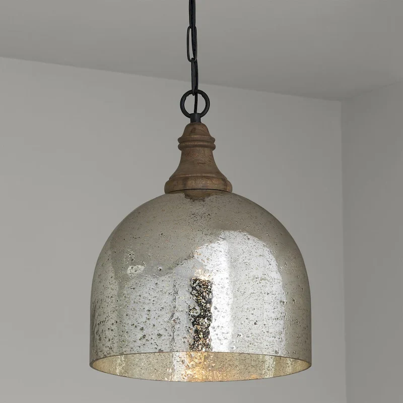 Inglewood 1-light Grey Wash/ Dark Pewter Hanging Pendant