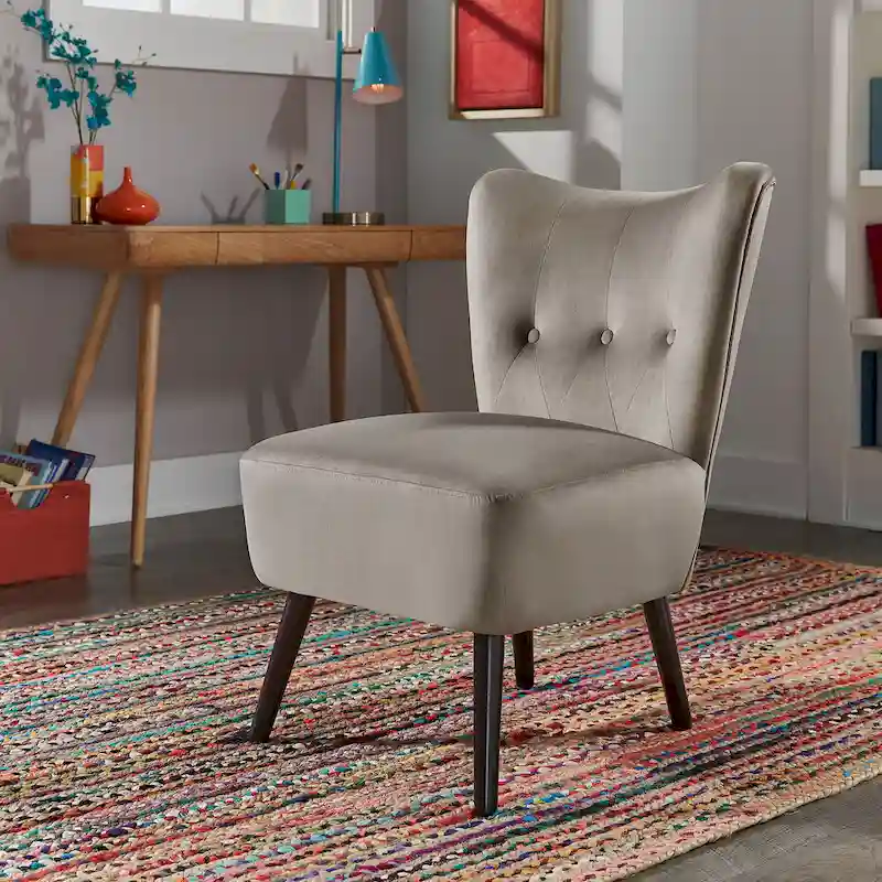 Imani 22.5 Wide Tufted Accent Chair by iNSPIRE Q Bold