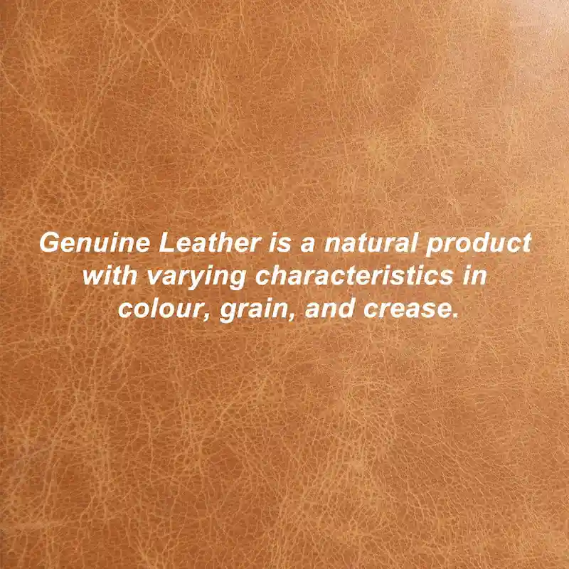 KINWELL Modern Top Grain Genuine Leather Swivel Armchair with Pillow