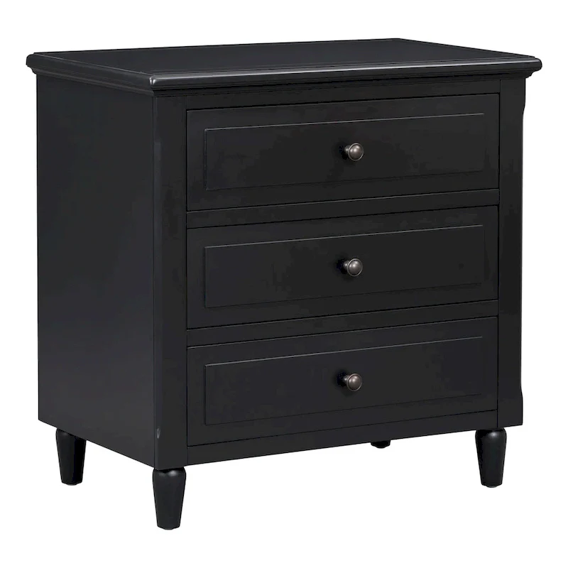3-Drawer Wood Cabinet