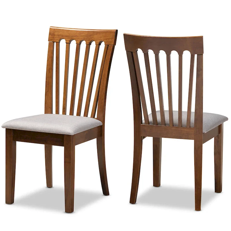 Minette Modern and Contemporary 2-Piece Dining Chair Set