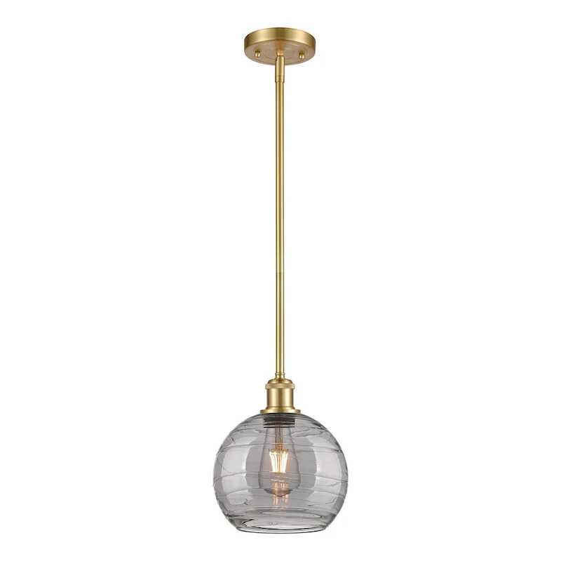 Innovations Lighting 516-1S-10-8 Athens Deco Swirl Pendant Athens Deco