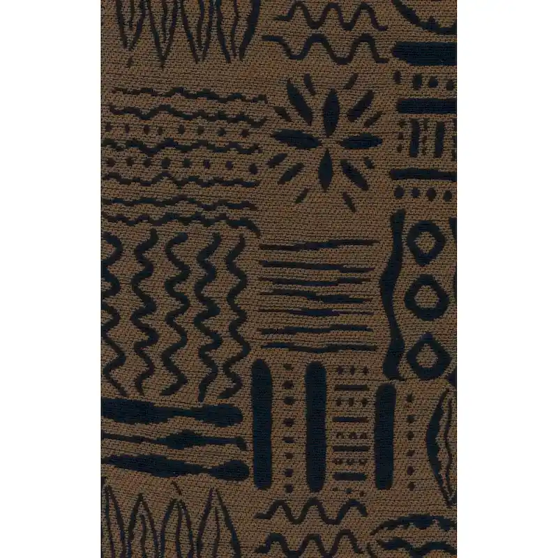 Bali Rattan Double Papasan Chair with Tapestry Cushion