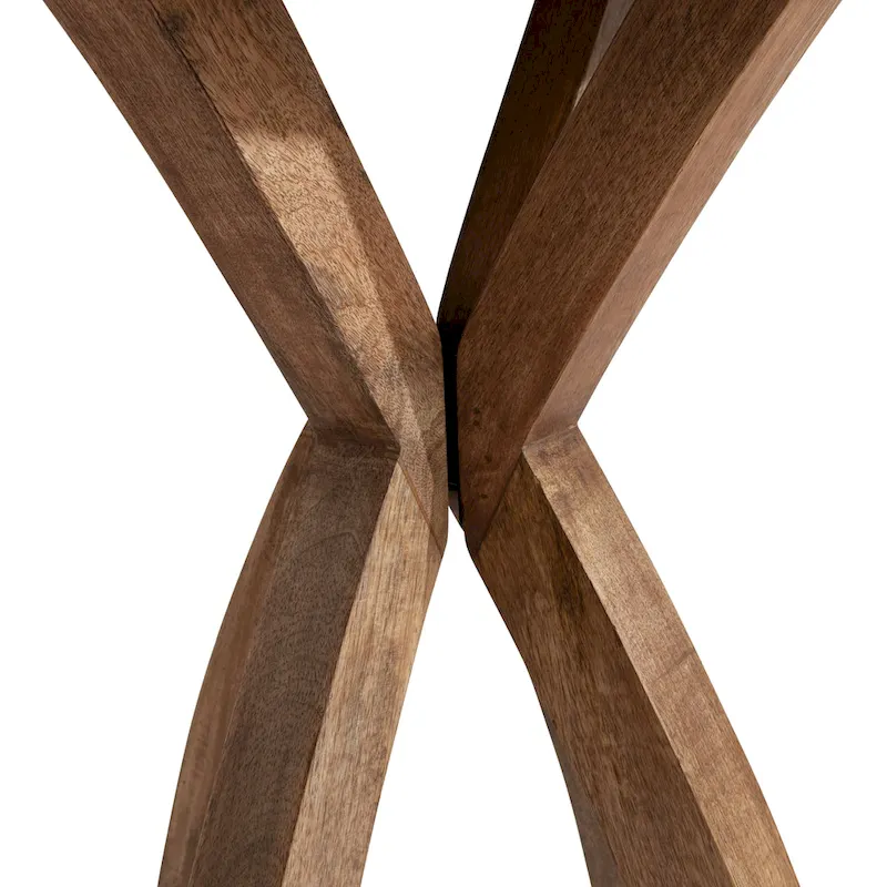 Round Wood Side Table