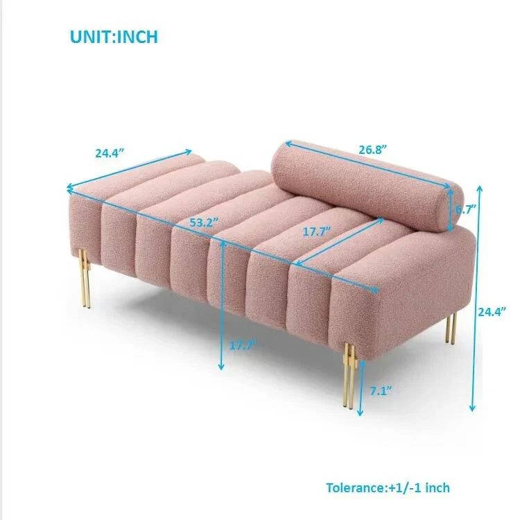Upholstered Modern Sofa Couch