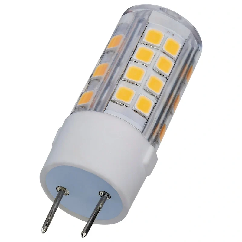 4.5 Watt Mini LED G8 Base 3000K Clear Finish 120 Volt