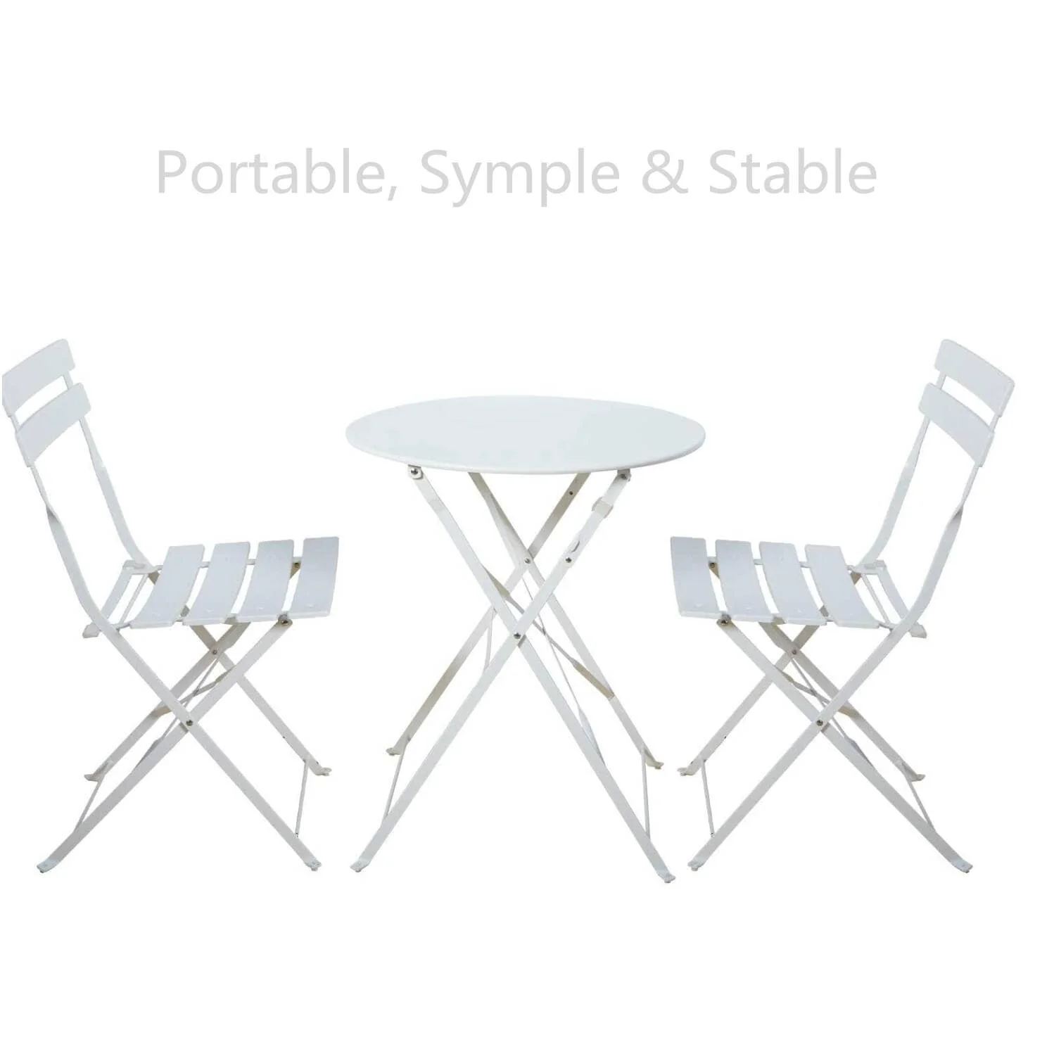 Round 2 Person - 23.6 Long Bistro Set