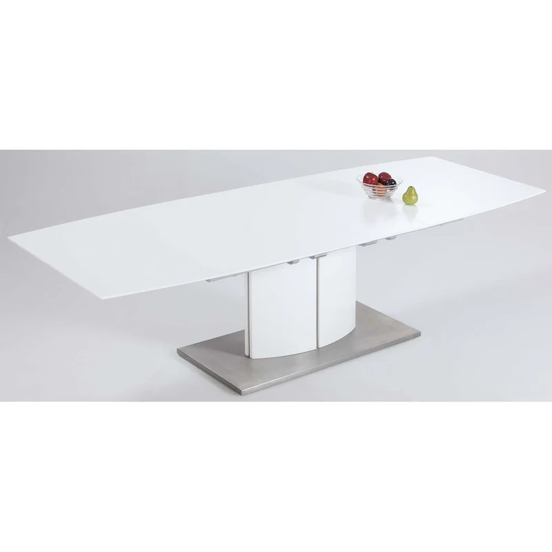 Elektra Matte White 5-Piece Dining Set