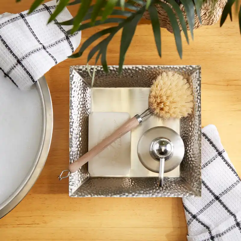 8.25-Inch Square Stainless Steel Kitchen Tray