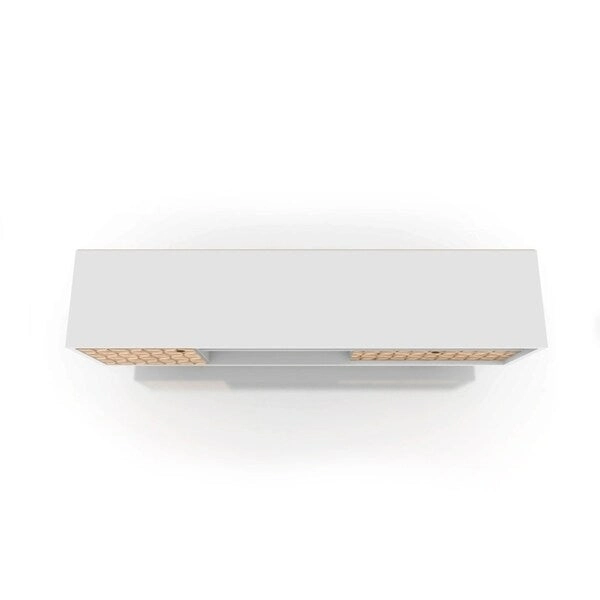 Liberty 70.86 In. Mid Century Modern 4 Shelf TV Stand