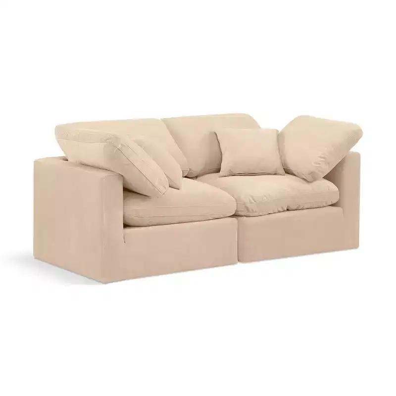 Indulge Velvet Modular Sofa