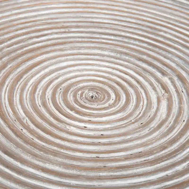 Pedestal Metal Round Coffee Table - 31.5 W x 31.5 L x 17.7 H