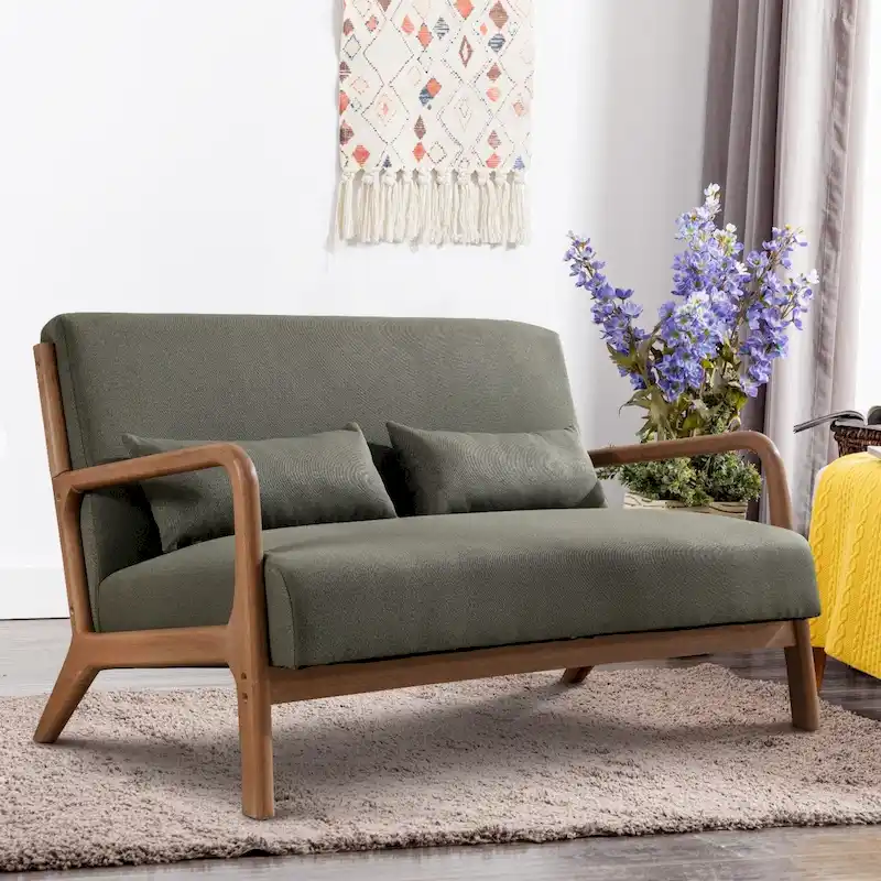 Ebello Modern Solid wood Accent Chair