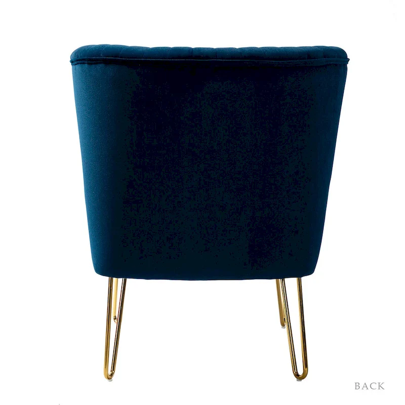 Barto Upholstered Side Chair with Tufted Back Set of 2 by HULALA HOME