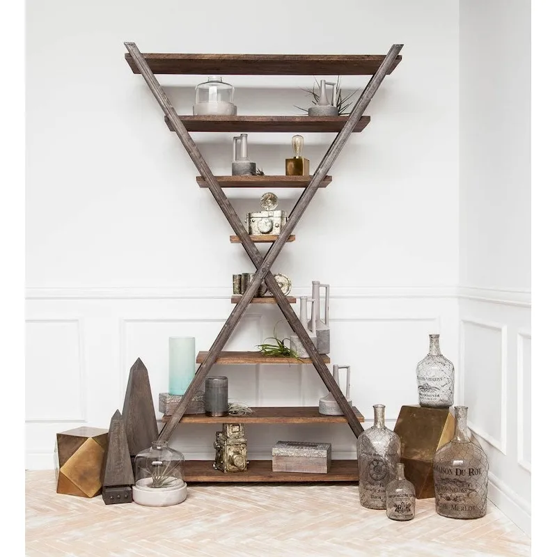 Exagoni Hexagonal Brass Plated Hexagonal End/Side Table