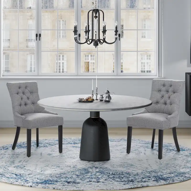 Grandview Tufted Dining Chair (Set of 2) Upholstered