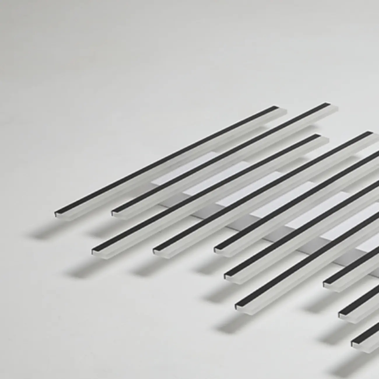 Geometric LED Semi Flush Ceiling Light with Acrylic Shade