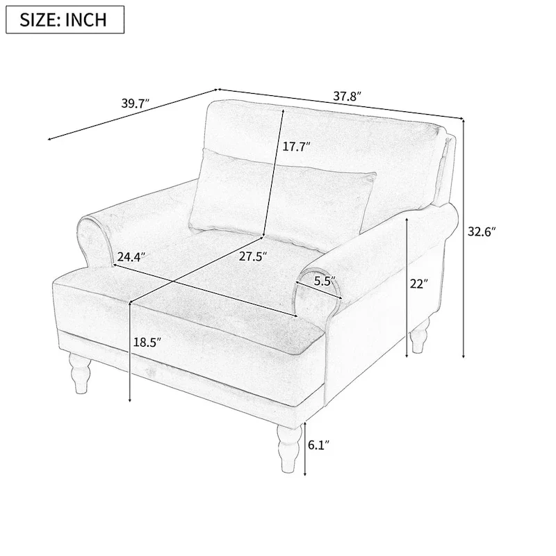 Naci Modern Fabric Accent Chair by Christopher Knight Home