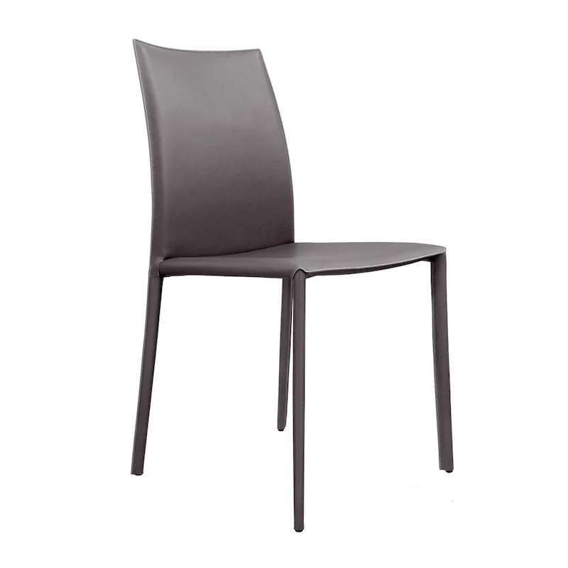 Lynda Mid-Century Modern Bonded Leather Dining Chair
