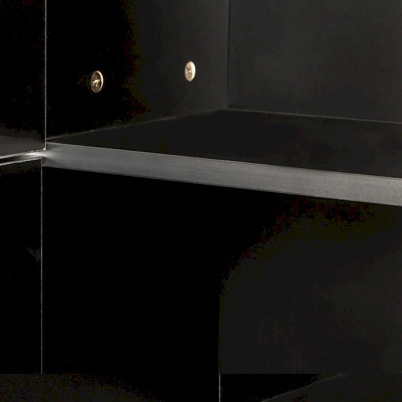 Freestanding Cabinet with Inadjustable Shelves - 13.78*11.50*74.80