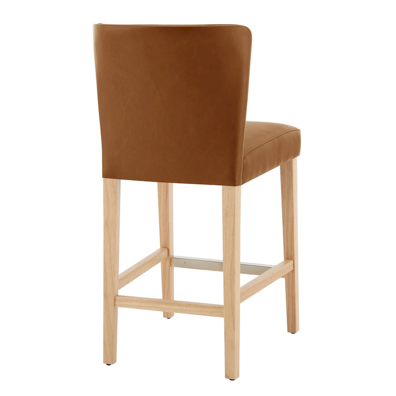 Albie KD Faux Leather Counter Stool