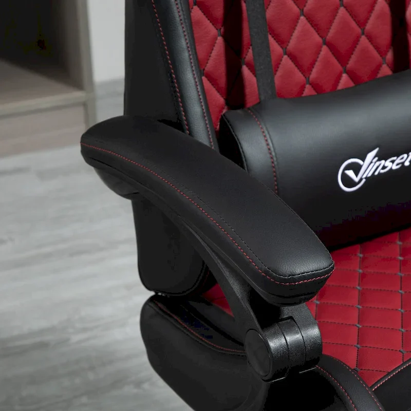 Vinsetto Gaming Chair Racing Style Office Ergonomic Chair Adjustable Height Swivel Recliner High Back PC Computer Desk Chair
