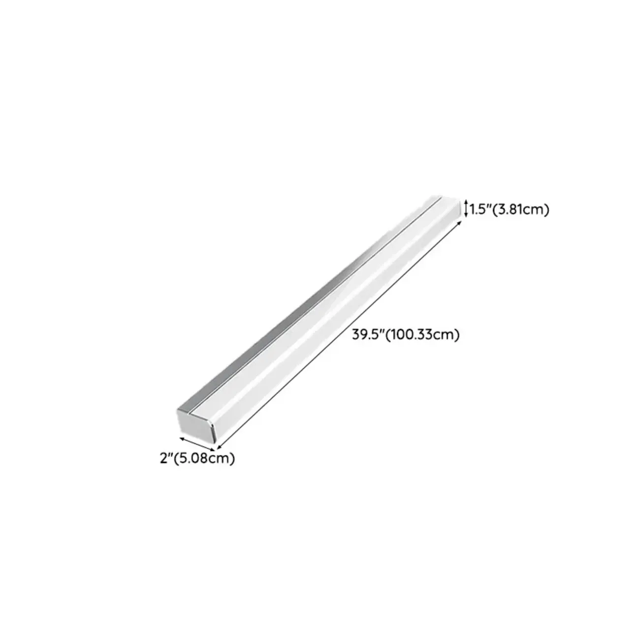 Dimmable Modern Linear White LED Vanity Wall Light