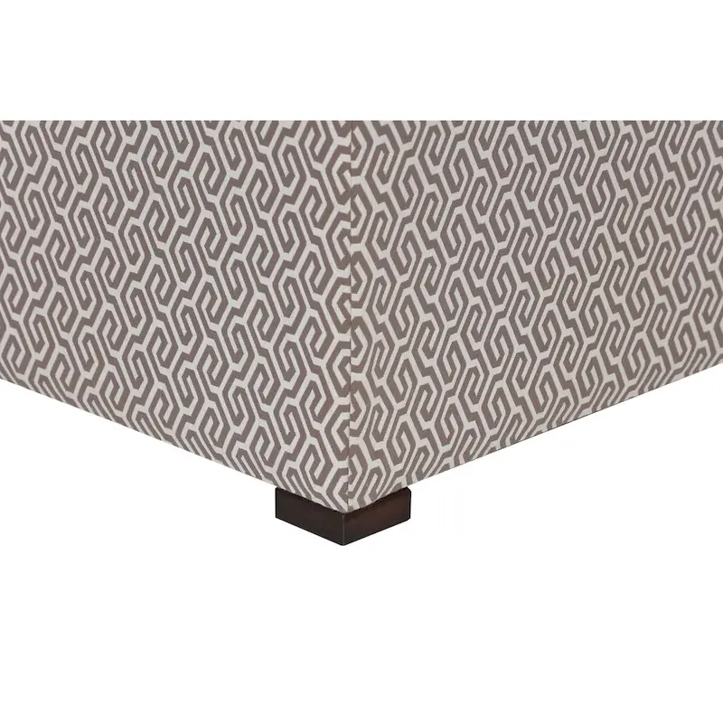 Merton Transtional Square Button Tufted Ottoman