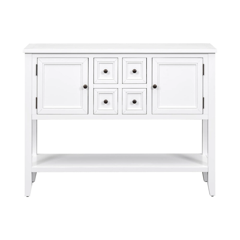 Buffet Sideboard Console Table with Bottom Shelf