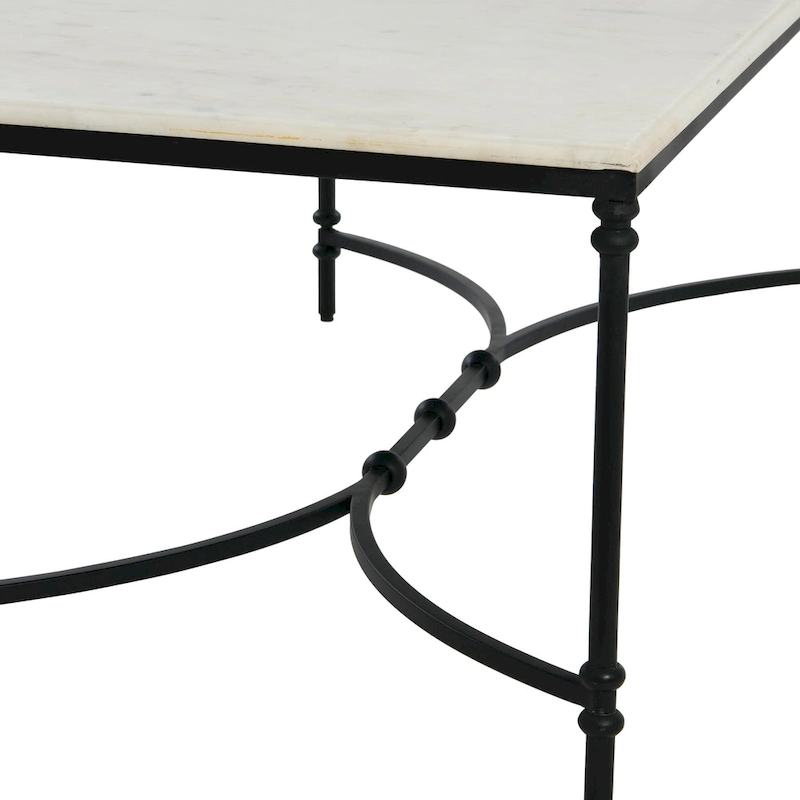 Libertine Genuine Marble and Metal Coffee Table