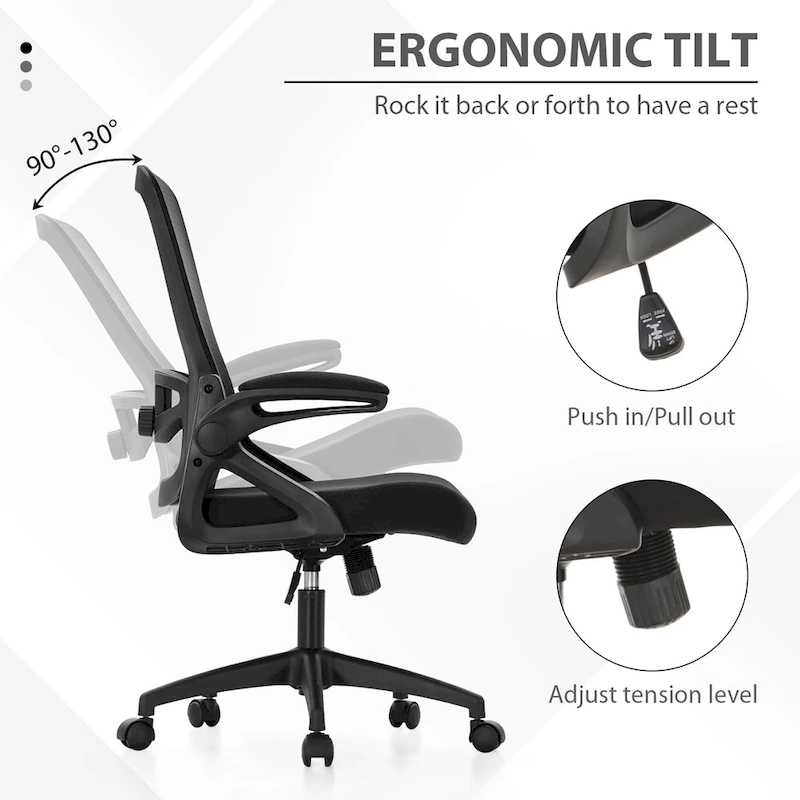 Ergonomic Mesh Office Desk Chair with High Back, 360 Swivel Executive Computer Chair