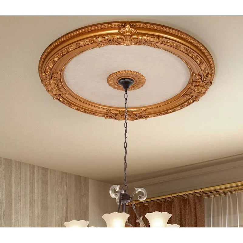 Blanco Round Chandelier Ceiling Medallion 36in