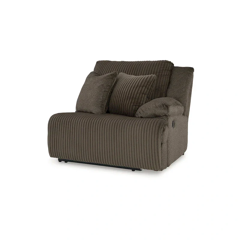 Signature Design by Ashley Top Tier Brown 5-Piece Reclining Sectional - 134W x 134D x 41H