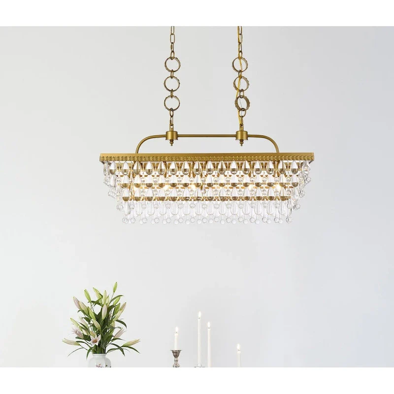 Nasir 32 inch Rectangle Pendant - N/A