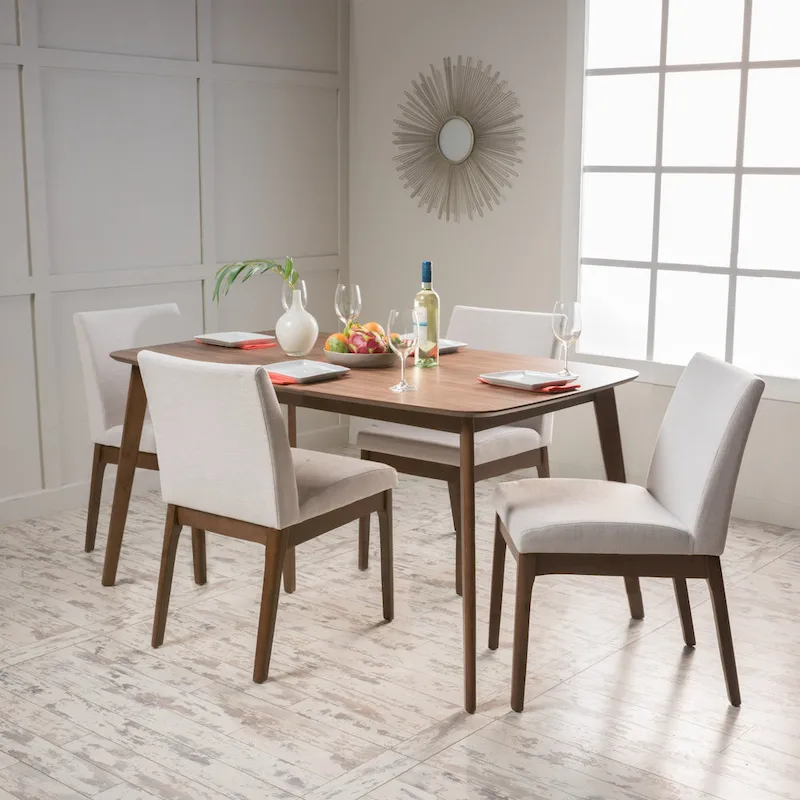 Christopher Knight Home Fabrizio Mid-Century Modern 5-piece Dining Set