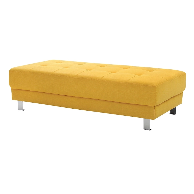 Riveredge Linen Upholstered Ottoman