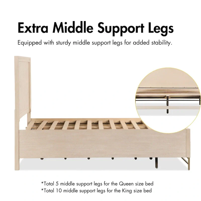 Furniture of America Drayden Transitional Oak Solid Wood 3-Piece Bed, Chest and Nightstand Bedroom Set