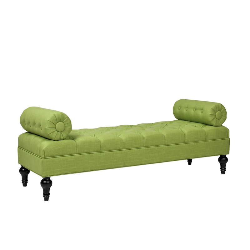 Lewis Bolster Arm Entryway Bench