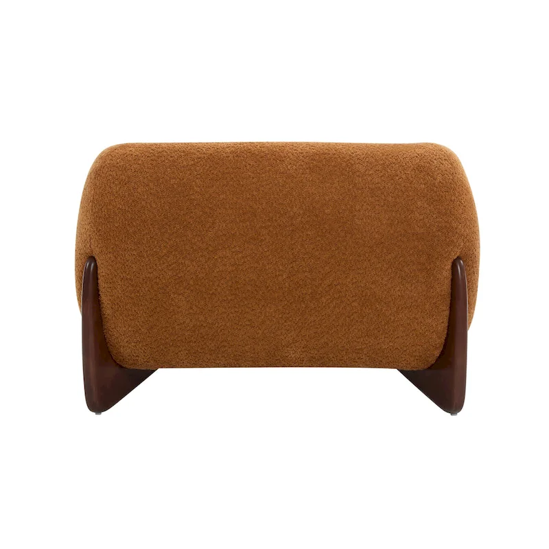 Tina Modern Upholstered Boucle Arm Club Chair by Christopher Knight Home