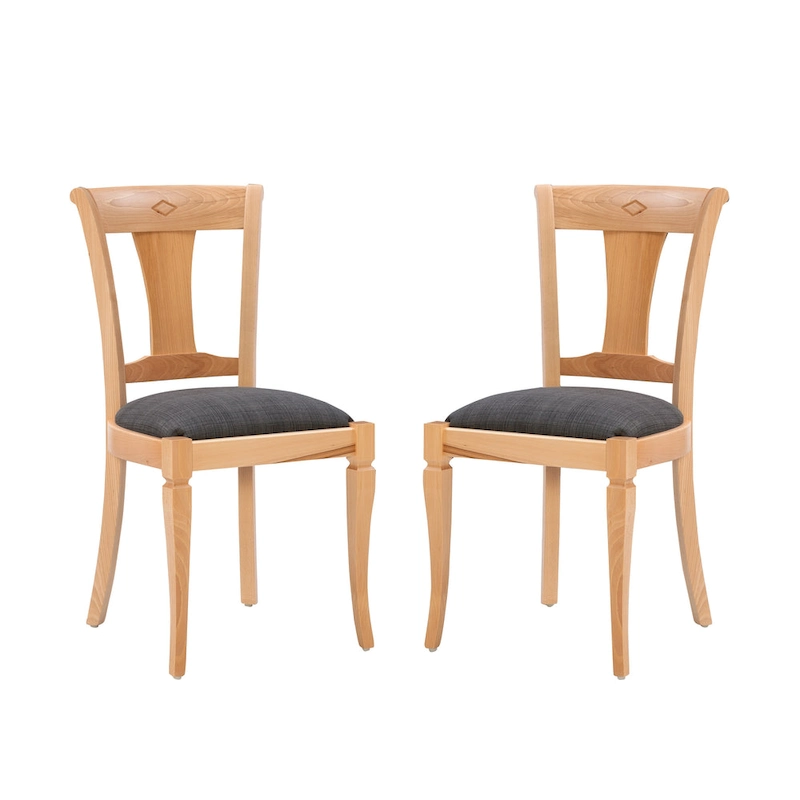 Keery Solid Wood Side Dining Chair (Set of 2)