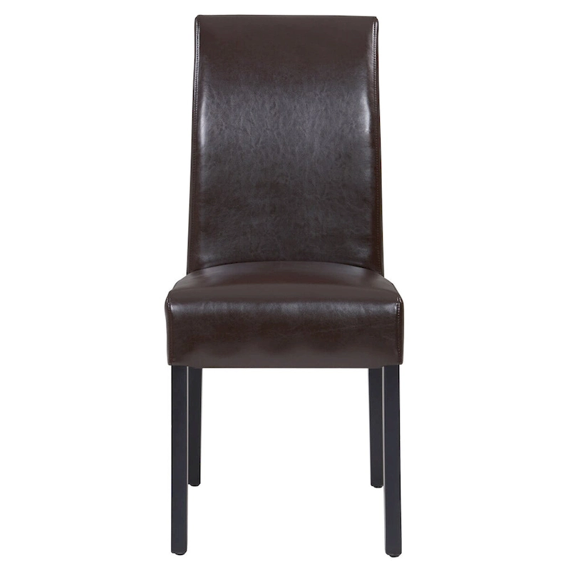 Valencia Leather Dining Side Chair, (Set of 2)