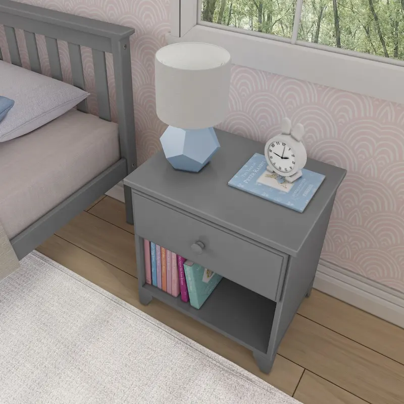 Max and Lily Nightstand with 1 Drawer