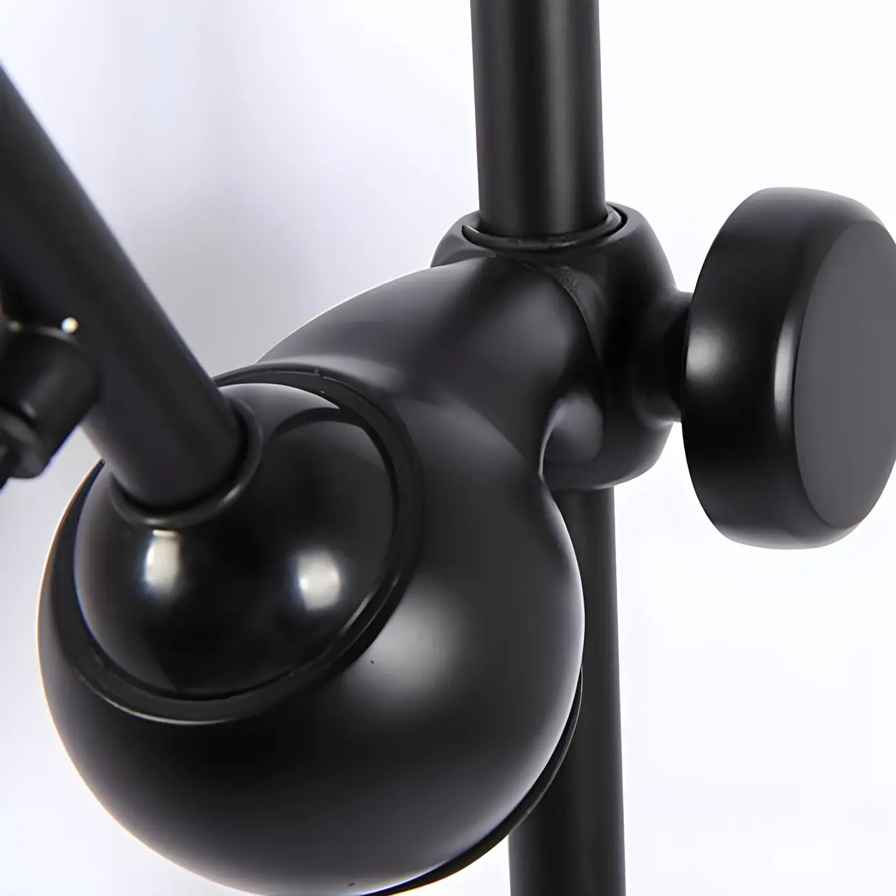 Modern Metal Black Adjustable Swing Arm Wall Light