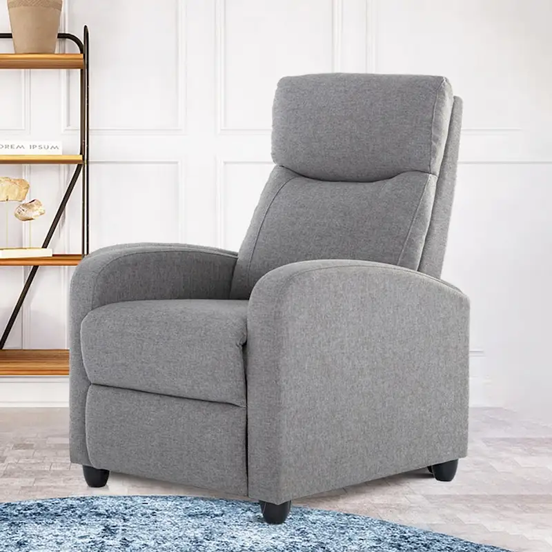 Massage Recliner Push Back Reclining Chair Home Theater Recliner Armchair