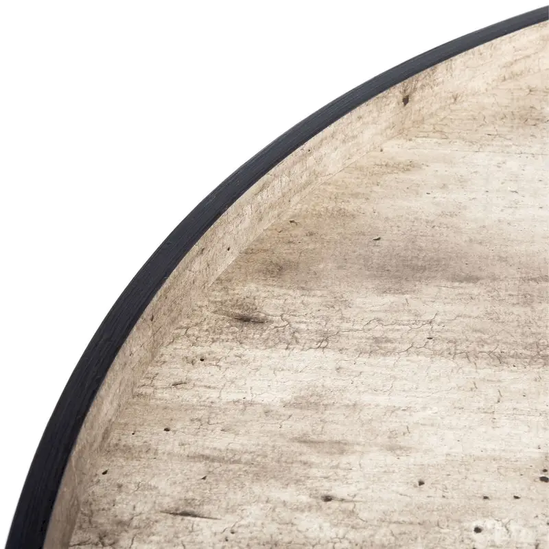 Arline Round Tray Top Coffee Table - 35.4 x 35.4 x 15 - 35Wx35Dx15H