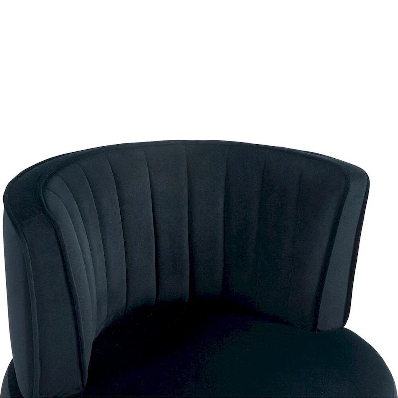 360 Degree Swivel Cuddle Barrel Accent Chairs with Wide Upholstered