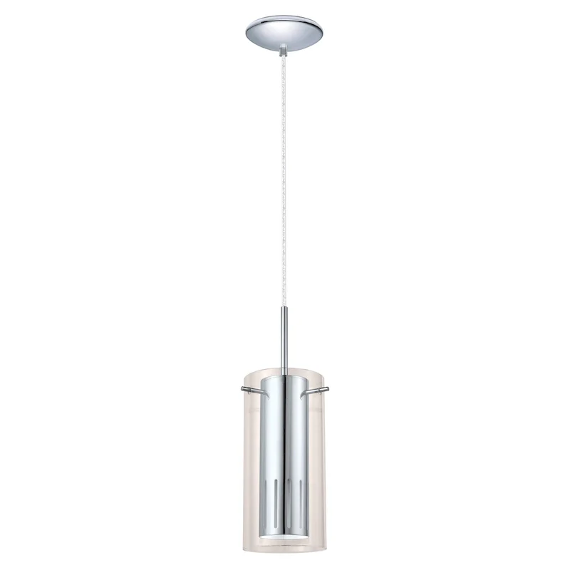 Eglo Pinto 1 1-Light Mini Pendant with Chrome Finish