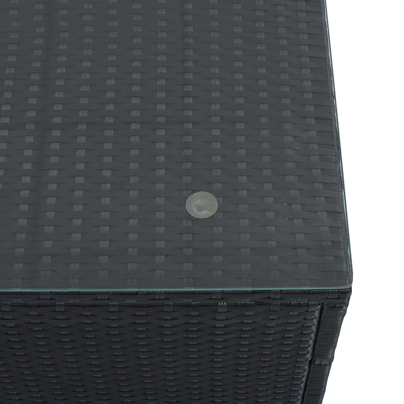 8-Piece Wicker Modular Sectional Sofa Set with Coffee Table