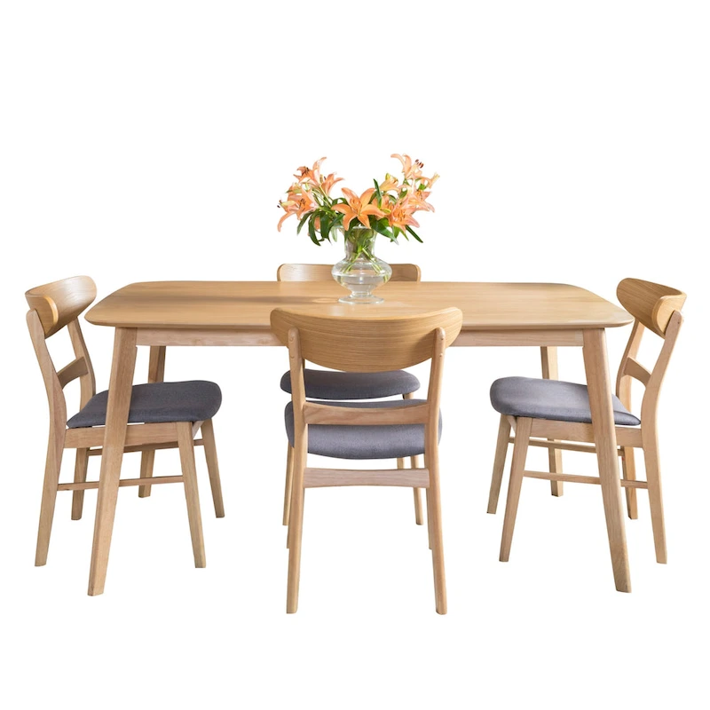 Bryner Mid-Century Modern 5 Piece Dining Set by Christopher Knight Home